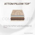 Attom Pillow Top Mattress - Ultra-Premium Comfort with Cool Gel Foam