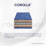 Corolla Mattress - Economy Comfort with Natural Coir & Bonded Foam Layers | Comfort Sleep