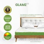 Glamz Mattress - Multilayered Luxury with Natural Latex Foam