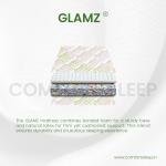 Glamz Mattress - Multilayered Luxury with Natural Latex Foam