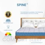 Spine Lumbar Support Mattress - Advanced Comfort with Memory Foam and Ortho Support