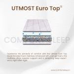 Utmost Euro Top Mattress - Luxury Comfort with Cool Gel Foam Technology